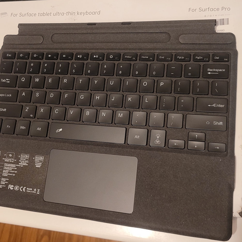 Microsoft Surface Pro Gray Tablet Keyboard
